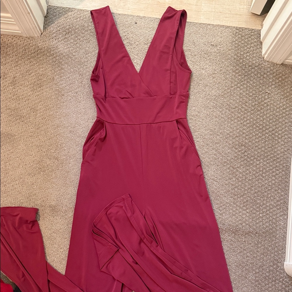 BCBGeneration Deep Red Maxi Dress